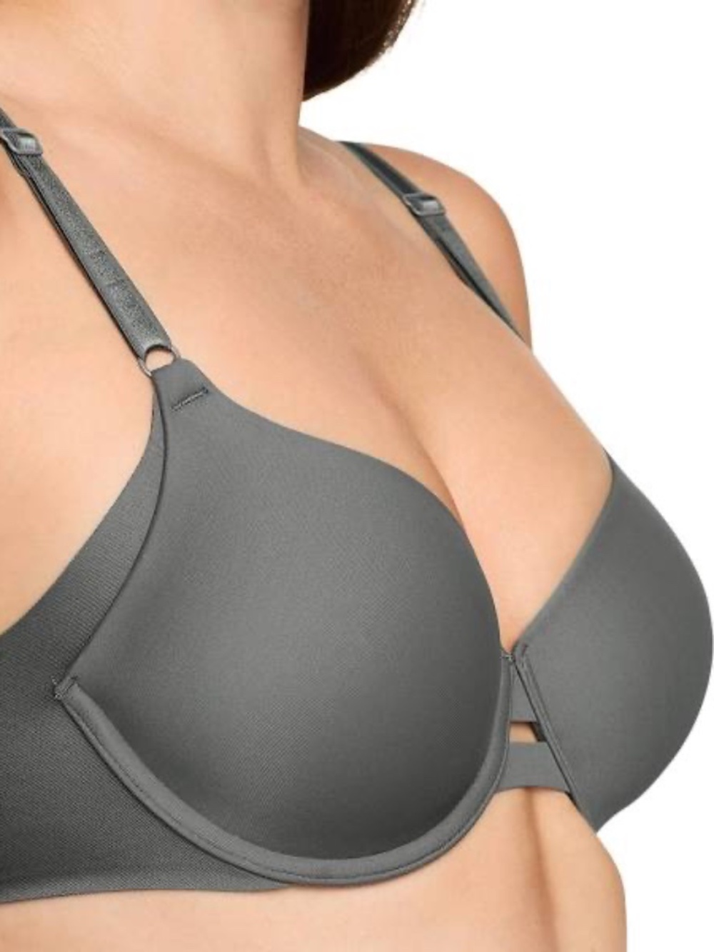 Brand New WARNER'S No Side Effects Underwire Bra - Gray Size 36C